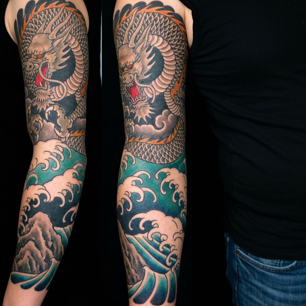 Татуировка - Японский стиль