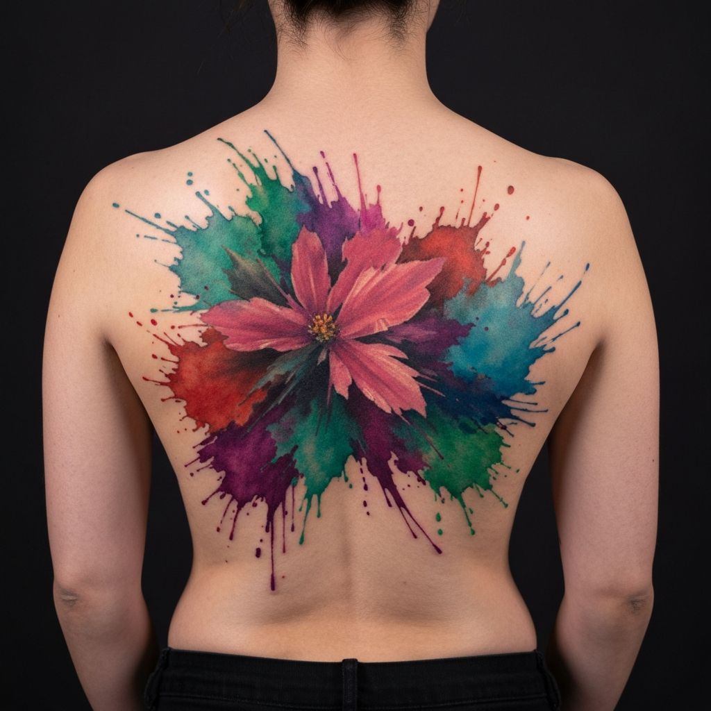 Татуировка - Акварель